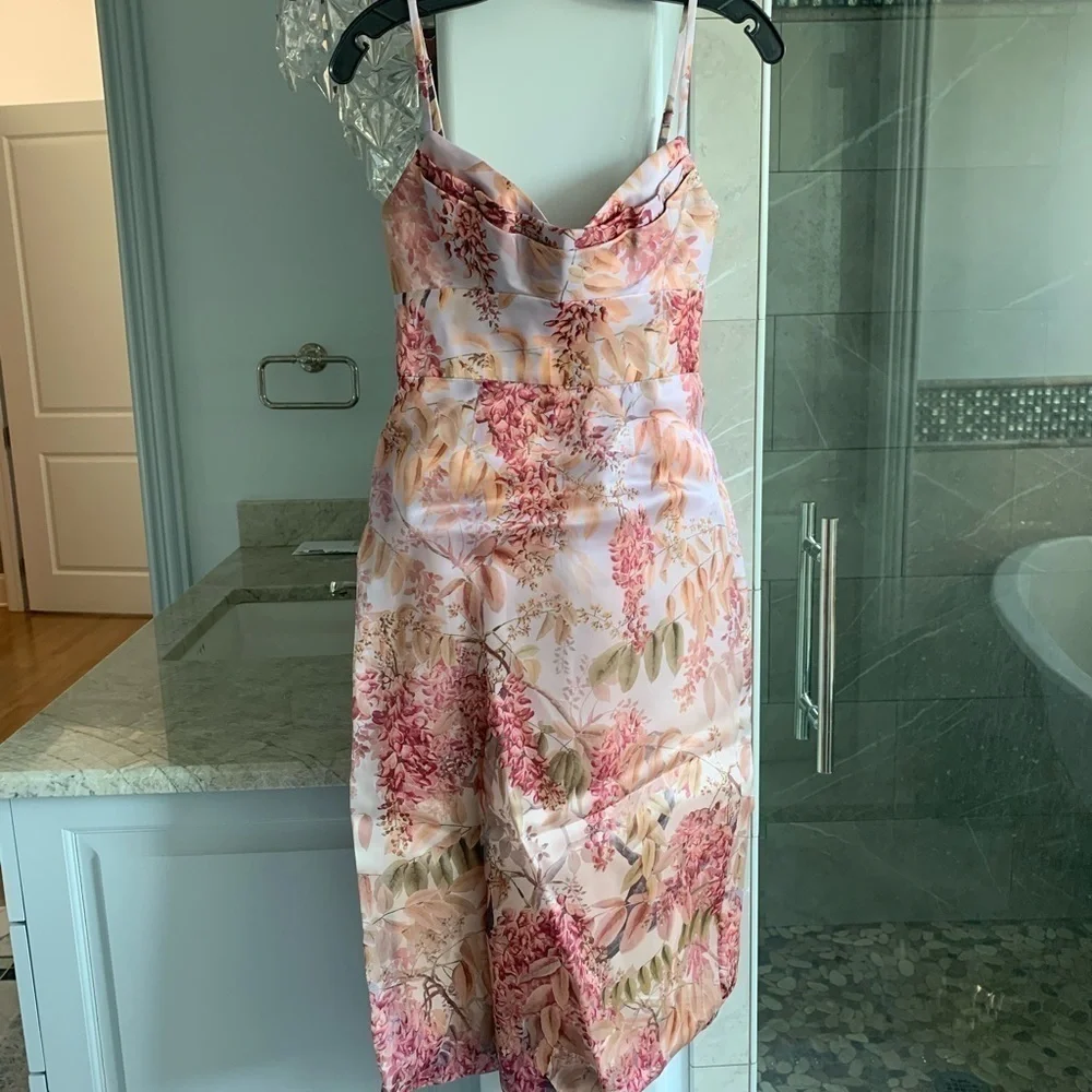 ZIMMERMANN Botanica Printed Cocktail Dress - Picture 10 of 13